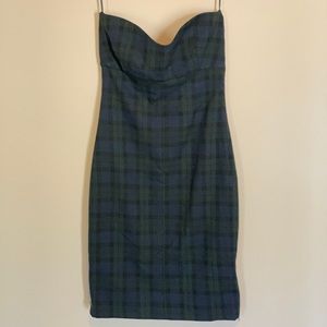 Zara strapless dress